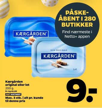 Netto Kærgården smørbar let tilbud