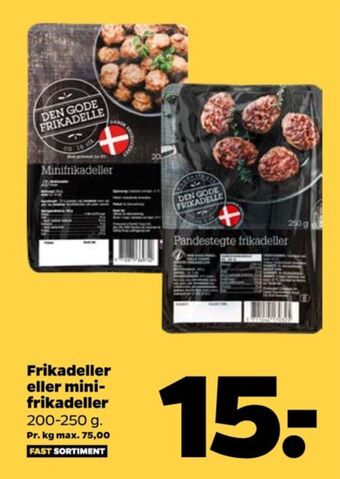 Netto Den gode frikadelle frikadeller tilbud