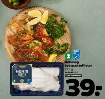 Netto Velsmag rødspættefilet tilbud