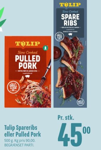 Min Købmand Tulip spareribs tilbud