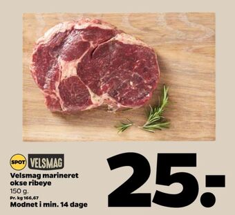 Netto Velsmag ribeye tilbud