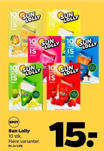 Netto Sun lolly is frys selv tilbud
