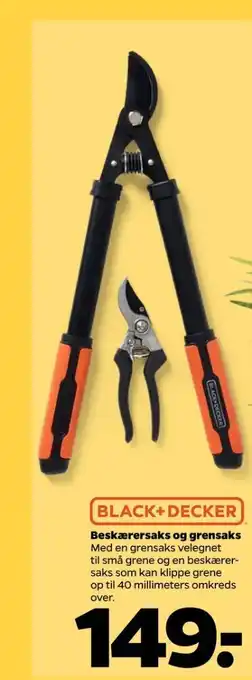 Netto Black&decker grensaks tilbud