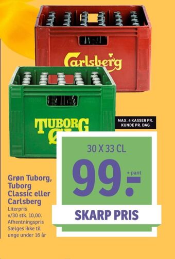 SPAR Grøn øl tilbud