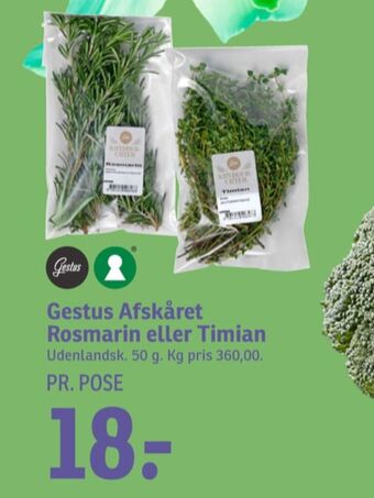 SPAR Gestus krydderurter tilbud