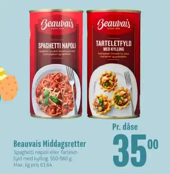 Min Købmand Beauvais spaghetti napoli tilbud