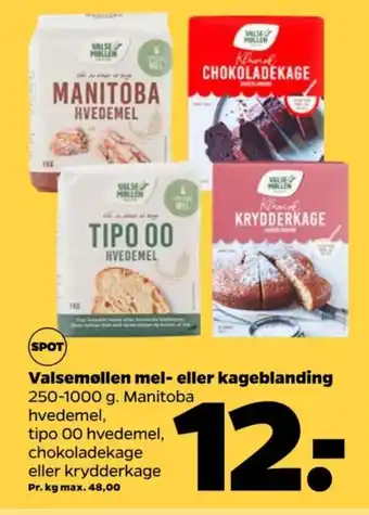 Netto Valsemøllen chokoladekageblanding tilbud