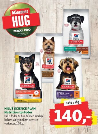 Maxi Zoo Science plan hundefoder tilbud