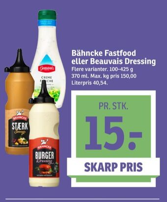 Bähncke dressing