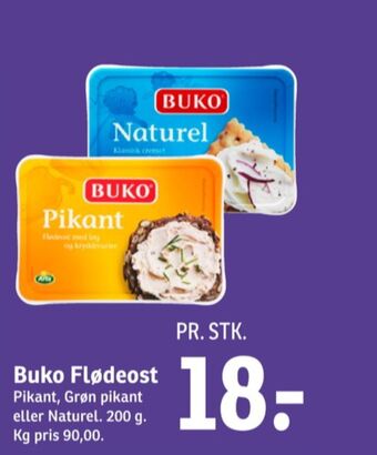 SPAR Buko flødeost pikant tilbud