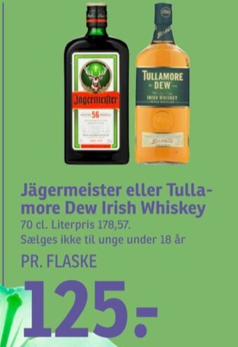 SPAR Jägermeister bitter tilbud