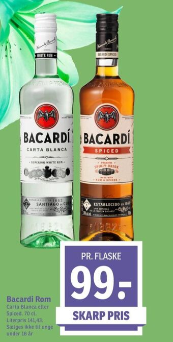 SPAR Carta blanca rom tilbud