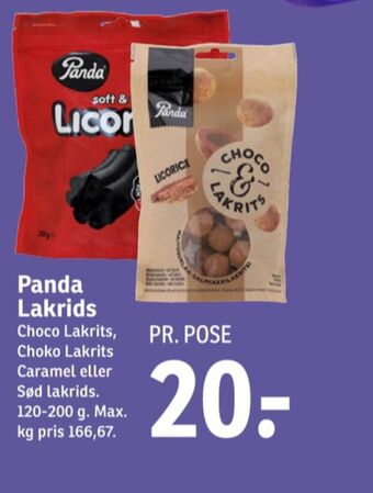 Panda lakridspose licorice original