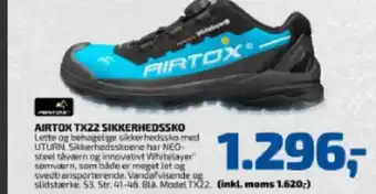Davidsen Airtox TX22 Sikkerhedssko tilbud
