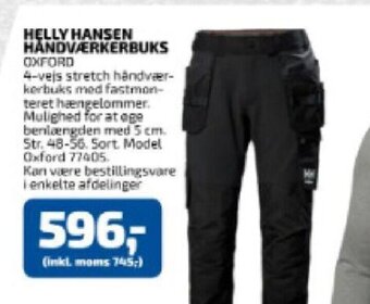 Helly Hansen Handværkerbuks