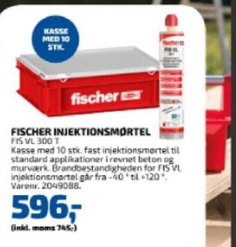 Davidsen Fischer Injektionsmørtel tilbud