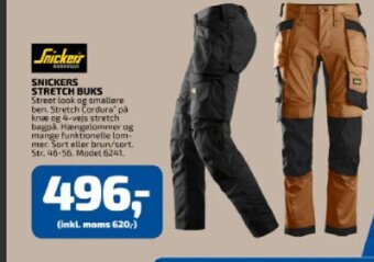 Davidsen Snickers Stretch Buks tilbud