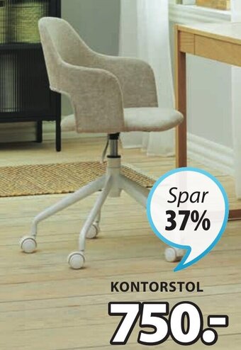 JYSK Reerslev Kontorstol tilbud