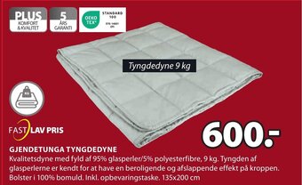 JYSK Gjendetunga Tyngdedyne tilbud