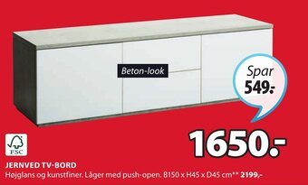 JYSK Jernved TV-Bord tilbud