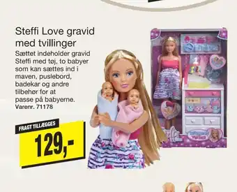 Steffi love gravid med tvillinger