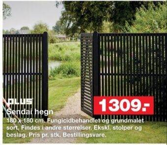 Bauhaus Plus havehegn tilbud