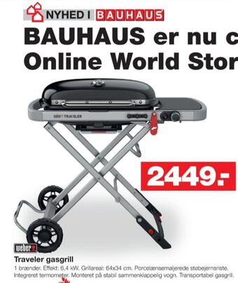 Bauhaus Weber gasgrill tilbud