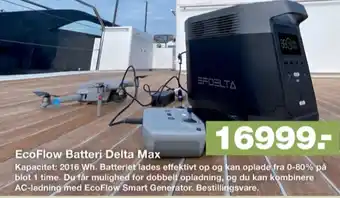 Bauhaus Ecoflow batteri tilbud