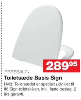 Pressalit toiletsæde