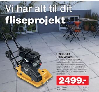Herkules pladevibrator