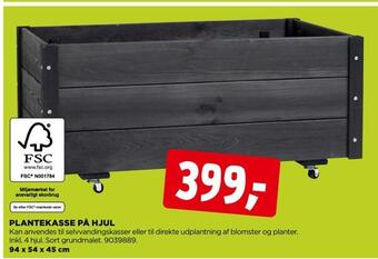 jem & fix Plantekasse på hjul tilbud