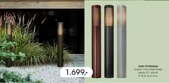 Aludra 95 bedlampe