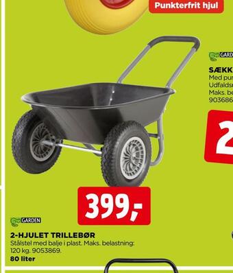 2-hjulet trillebør