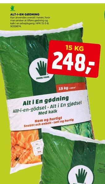 jem & fix Alt-i-en gødning tilbud