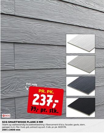 jem & fix Scg smartwood plank 8 mm tilbud