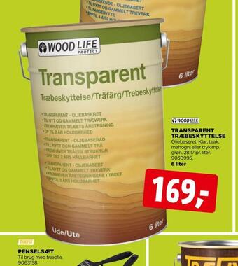 jem & fix Transparent træbeskyttelse tilbud