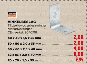 jem & fix Vinkelbeslag tilbud