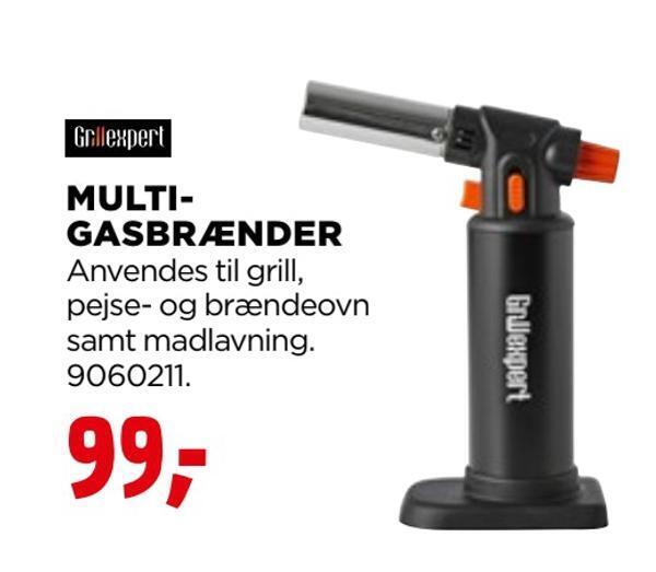Multi­gasbrænder tilbud hos jem & fix