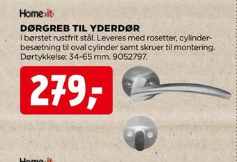 Dørgreb til yderdør