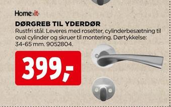 Dørgreb til yderdør