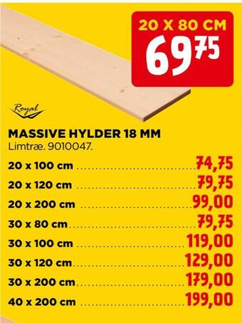 jem & fix Massive hylder 18 mm tilbud