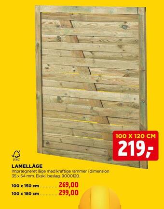 jem & fix Lamellåge tilbud