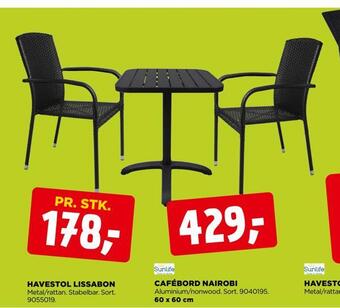 jem & fix Havestol lissabon tilbud