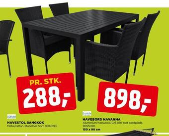 jem & fix Havestol bangkok tilbud