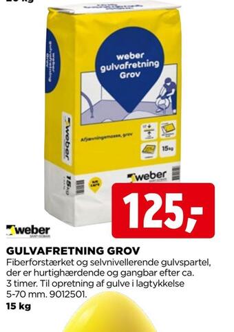jem & fix Gulvafretning grov tilbud