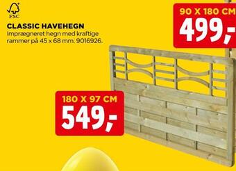 jem & fix Classic havehegn tilbud