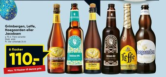 Bilka Grimbergen, Leffe, Hoegaarden eller Jacobsen tilbud