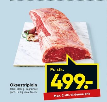 Bilka Oksestriploin tilbud