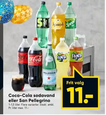 Bilka Coca-Cola Sodavand eller San Pellegrino tilbud