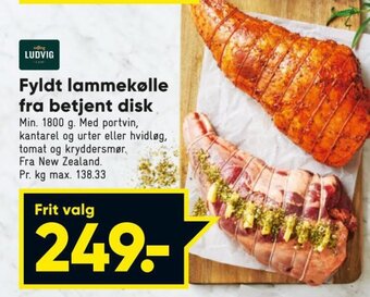 Bilka Fyldt Lammekølle Fra Betjent Disk tilbud